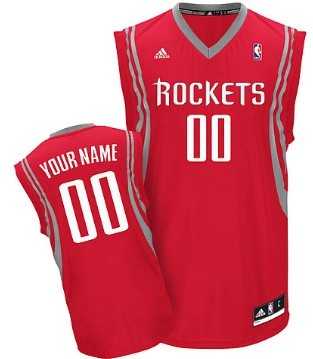 Men & Youth Customized Houston Rockets Red Jersey-0